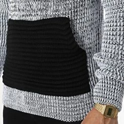 Meilleure vente 🔥 Pull Capuche 5008 Blanc Chiné de Classic Series 🤩 -Classic Series Soldes classic series 342594 5008 WHITE 20221007T155213 02