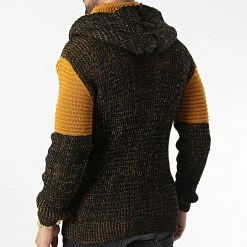 De gros 👏 Pull Capuche 5008 Noir Chiné Orange de Classic Series ⭐ 9 De gros 👏 Pull Capuche 5008 Noir Chiné Orange de Classic Series ⭐ -Classic Series Soldes classic series 342596 5008 BLACK YELLOW 20221007T155337 04