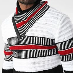 Grosses soldes 🎉 Pull Col Amplified 5007 Noir Blanc Rouge de Classic Series ⭐ 7 Grosses soldes 🎉 Pull Col Amplified 5007 Noir Blanc Rouge de Classic Series ⭐ -Classic Series Soldes classic series 342607 5007 RED 20221007T155422 02