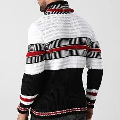 Grosses soldes 🎉 Pull Col Amplified 5007 Noir Blanc Rouge de Classic Series ⭐ 9 Grosses soldes 🎉 Pull Col Amplified 5007 Noir Blanc Rouge de Classic Series ⭐ -Classic Series Soldes classic series 342607 5007 RED 20221007T155425 04