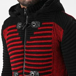 Grosses soldes 👏 Gilet Zippé Capuche 3005 Noir Rouge de Classic Series 😍 7 Grosses soldes 👏 Gilet Zippé Capuche 3005 Noir Rouge de Classic Series 😍 -Classic Series Soldes classic series 342662 3005 RED 20221007T160714 02