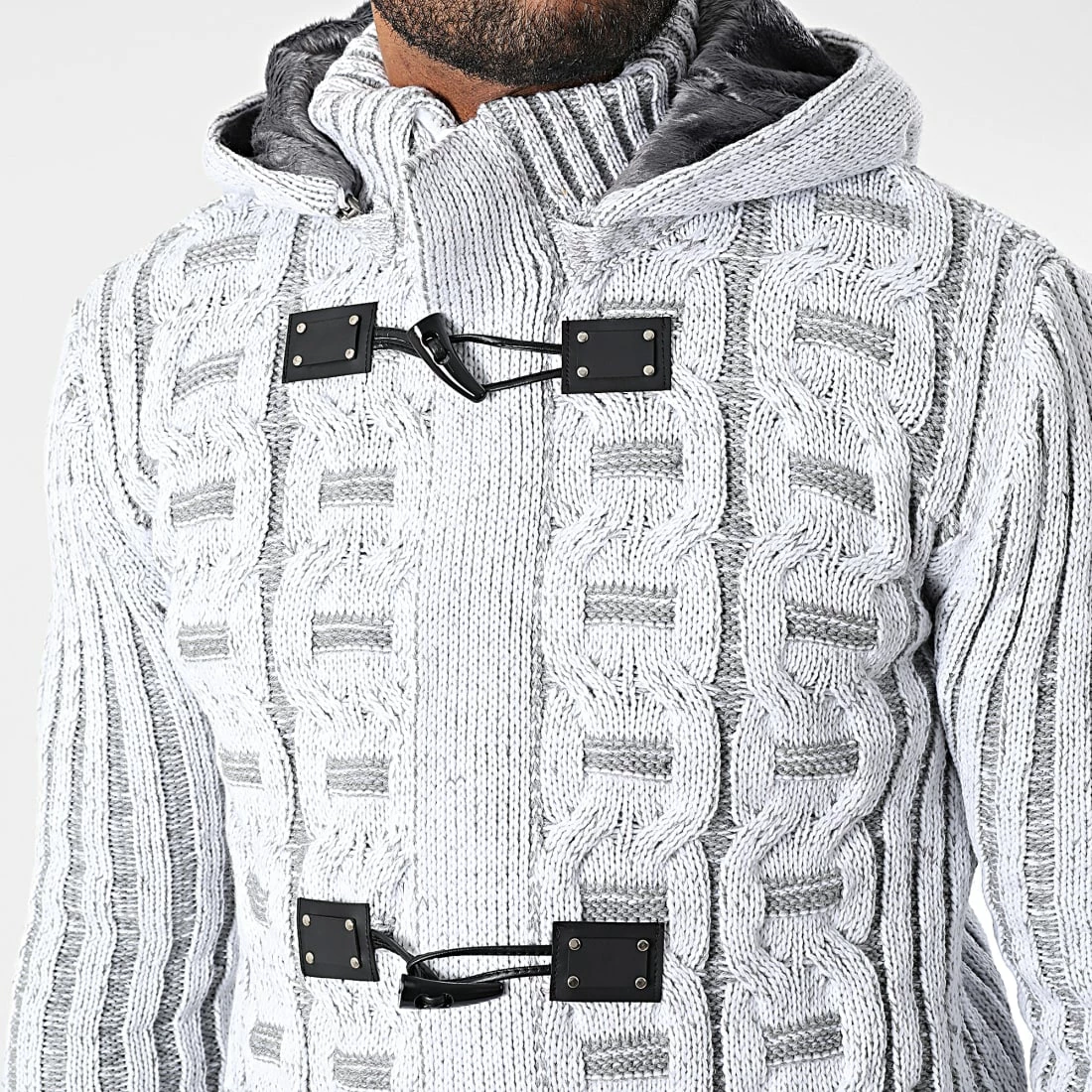 Bon marché 🥰 Gilet Zippé Capuche 3010 Blanc Gris Clair de Classic Series 👏 4 Bon marché 🥰 Gilet Zippé Capuche 3010 Blanc Gris Clair de Classic Series 👏 – Image 2