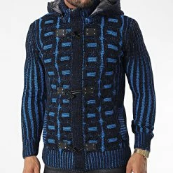 Tout neuf 🎉 Gilet Zippé Capuche 3010 Noir Bleu Clair de Classic Series 🔥 -Classic Series Soldes classic series 342673 3010 BLEU 20221007T155319 03