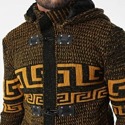 Acheter 😉 Gilet Zippé Capuche 3014 Noir Orange de Classic Series 🔥 -Classic Series Soldes classic series 342675 3014 BLACK YELLOW 20221007T155351 02