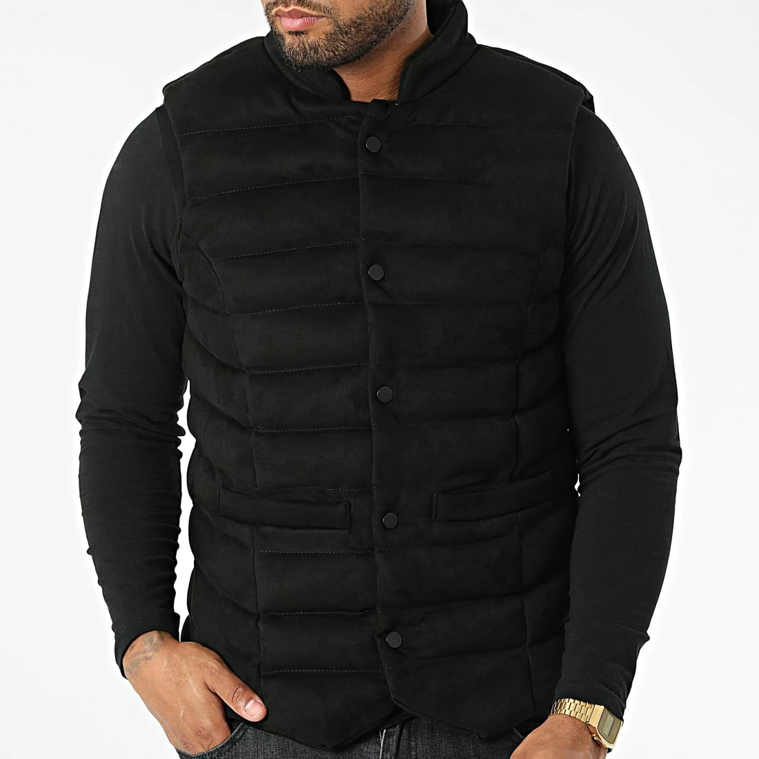 Bon marché ⌛ Veste Sans Manches 403 Noir de Classic Series 🎉 5 Bon marché ⌛ Veste Sans Manches 403 Noir de Classic Series 🎉 – Image 3