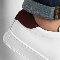 Meilleure vente 🛒 Baskets MLS-15008 White Burgundy de Classic Series 🥰 -Classic Series Soldes classic series 343342 MLS 15008 WHT BURGUNDY 20221011T144123 02