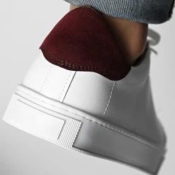 Meilleure vente 🛒 Baskets MLS-15008 White Burgundy de Classic Series 🥰 -Classic Series Soldes classic series 343342 MLS 15008 WHT BURGUNDY 20221011T144125 04