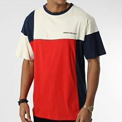 Budget 🔔 Tee 👚 Shirt DP-10022 Beige Rouge de Classic Series 🧨