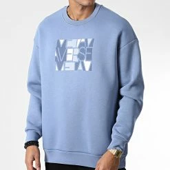 Grosses soldes ✨ Sweat Crewneck 9901 Bleu de Classic Series ❤️ -Classic Series Soldes classic series 344436 9901 052 20221025T151358 03
