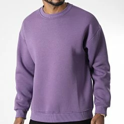 Promo 🤩 Sweat Crewneck 8902 Violet de Classic Series 😍