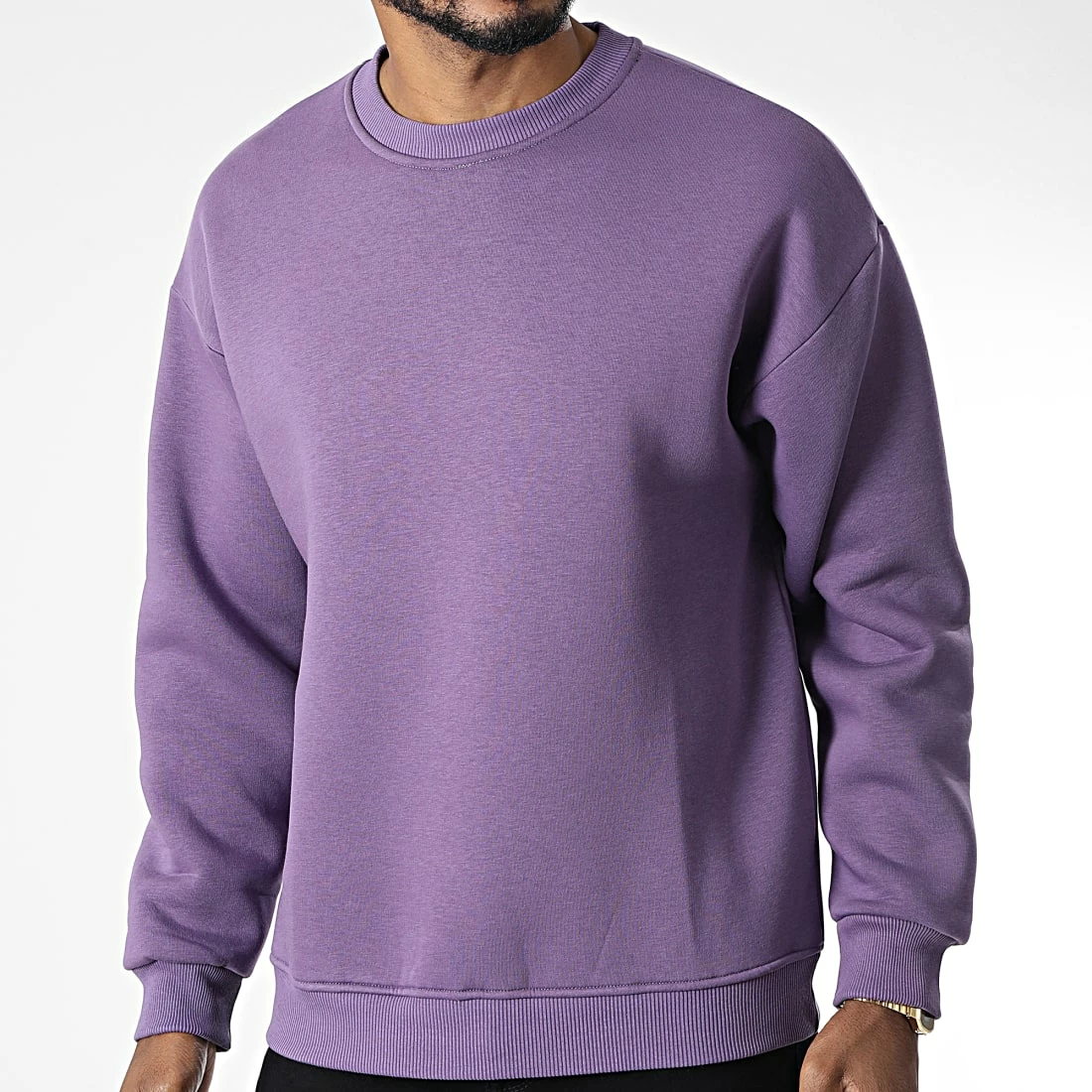 Promo 🤩 Sweat Crewneck 8902 Violet de Classic Series 😍 3 Promo 🤩 Sweat Crewneck 8902 Violet de Classic Series 😍