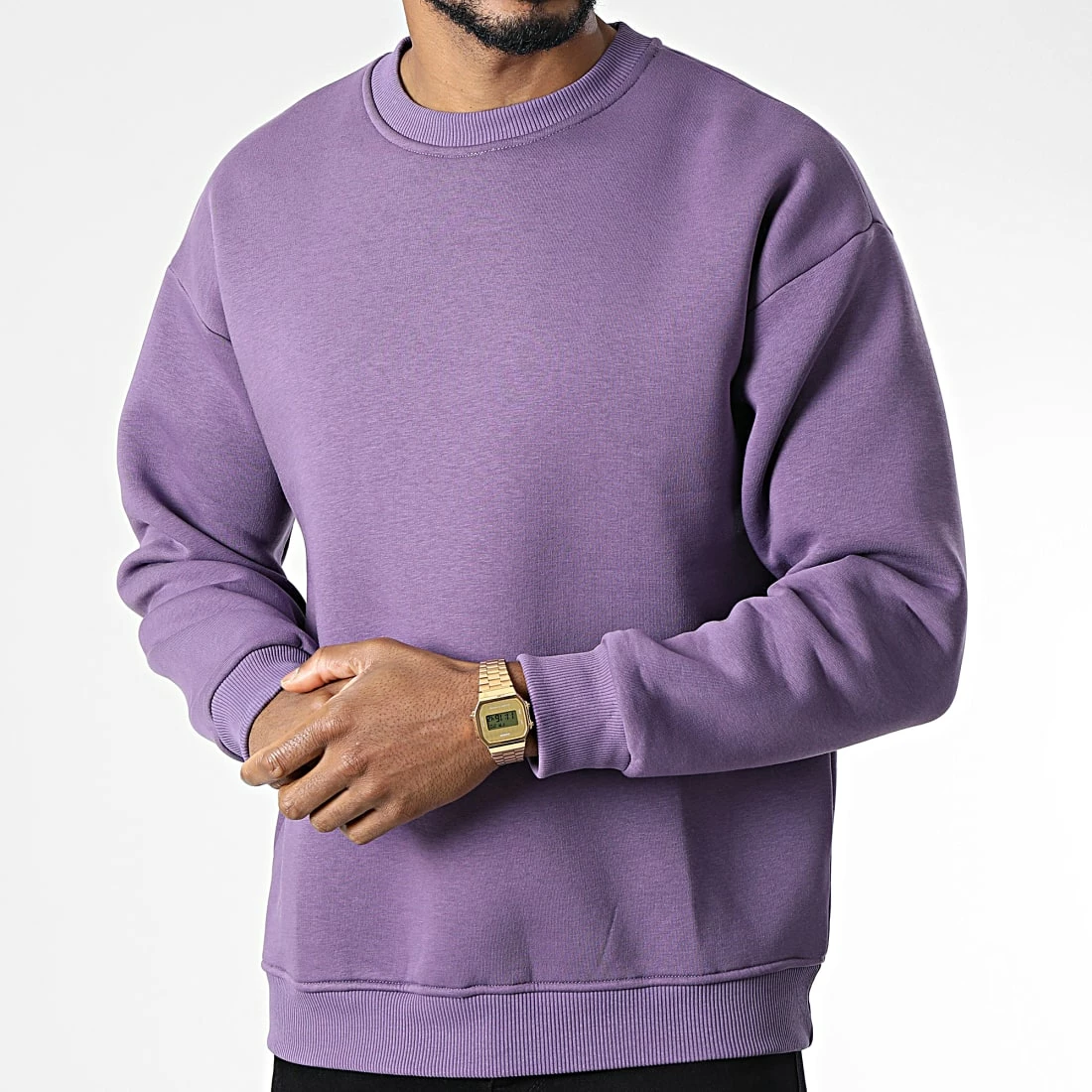 Promo 🤩 Sweat Crewneck 8902 Violet de Classic Series 😍 5 Promo 🤩 Sweat Crewneck 8902 Violet de Classic Series 😍 – Image 3