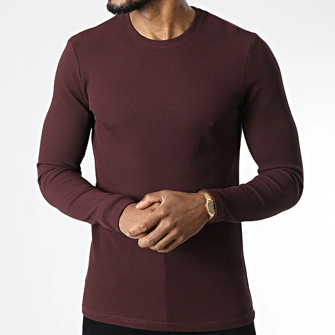 Vente flash ⭐ Tee 👚 Shirt Manches Longues 7900 Bordeaux de Classic Series 👏 5 Vente flash ⭐ Tee 👚 Shirt Manches Longues 7900 Bordeaux de Classic Series 👏 – Image 3