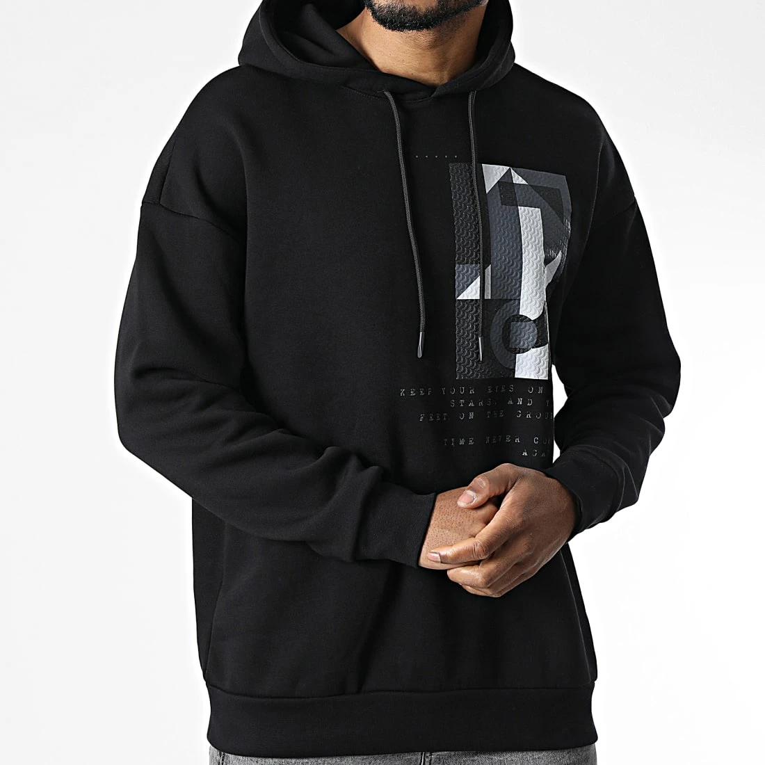 De gros ✔️ Sweat Capuche 9801 Noir de Classic Series 🔔 5 De gros ✔️ Sweat Capuche 9801 Noir de Classic Series 🔔 – Image 3