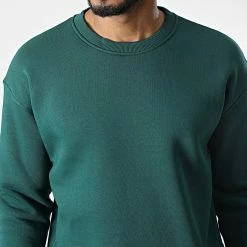 Vente flash ❤️ Sweat Crewneck 8902 Vert Foncé de Classic Series ✨ -Classic Series Soldes classic series 344455 8902 033 20221020T155629 02
