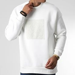 Top 10 ❤️ Sweat Crewneck 9900 Blanc de Classic Series 👏 -Classic Series Soldes classic series 344460 9900 006 20221024T155625 03