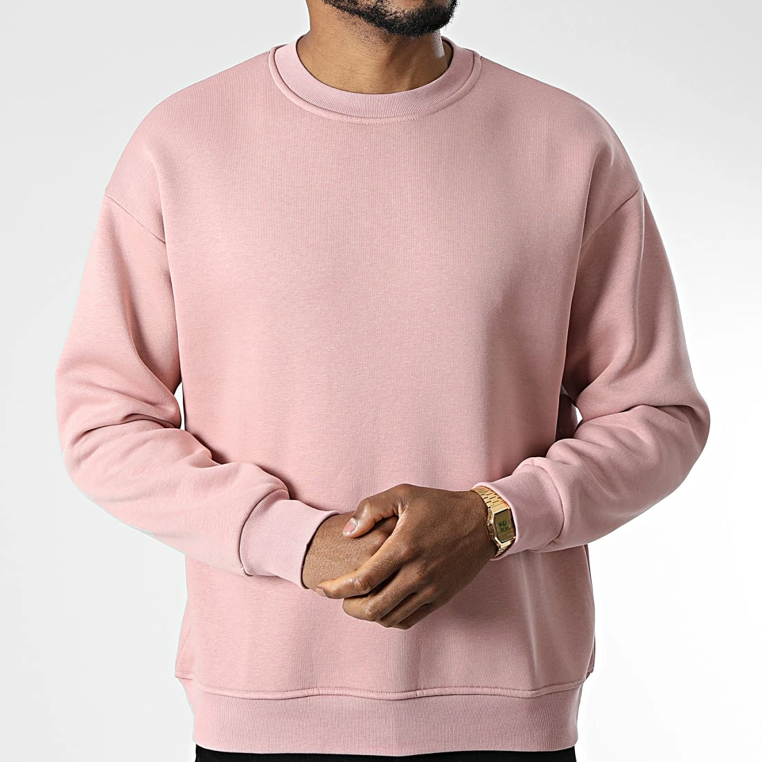 Le moins cher 🥰 Sweat Crewneck 8902 Rose de Classic Series 🤩 5 Le moins cher 🥰 Sweat Crewneck 8902 Rose de Classic Series 🤩 – Image 3