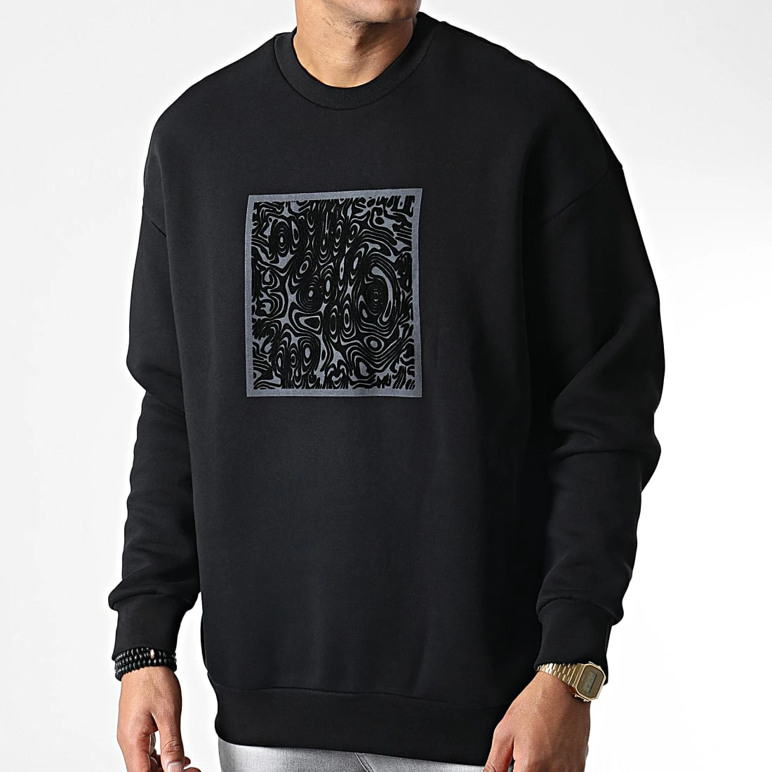 Remise 💯 Sweat Crewneck 9900 Noir de Classic Series 👏 3 Remise 💯 Sweat Crewneck 9900 Noir de Classic Series 👏