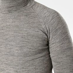 Meilleure affaire 🥰 Pull Col Roulé T3873 Gris Chiné Beige de Classic Series 🤩 -Classic Series Soldes classic series 344534 T3873 VIZON 20221020T143638 02