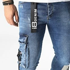 Sortie 🥰 Jean Cargo 15457 Bleu Denim de Classic Series 💯 -Classic Series Soldes classic series 344553 15457 20221024T135118 02