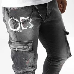 Meilleure vente 🥰 Jean Cargo 15455 Gris Anthracite de Classic Series 🎉 -Classic Series Soldes classic series 344555 15455 20221024T135034 02