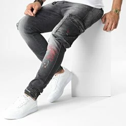 Meilleure vente 🥰 Jean Cargo 15455 Gris Anthracite de Classic Series 🎉 -Classic Series Soldes classic series 344555 15455 20221024T135036 03