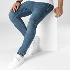 Tout neuf ⌛ Jogger Pant DJ2275 Bleu Denim de Classic Series 🔥 -Classic Series Soldes classic series 344561 DJ2275 BLEU 20221124T090618 03