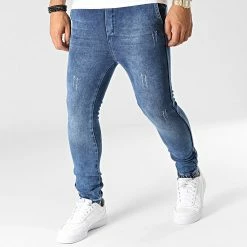 Remise 🔥 Jogger Pant DJ2271 Bleu Denim de Classic Series 😉
