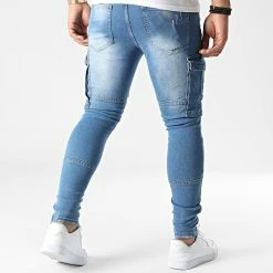 Acheter 💯 Jean Cargo 3879 Bleu Denim de Classic Series ✔️ -Classic Series Soldes classic series 344564 3879 20221021T160156 04