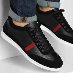 Remise 🔔 Baskets Nac-17 Black Red de Classic Series 💯