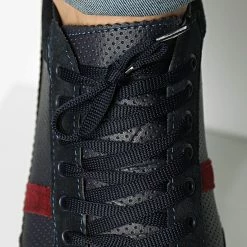 Promo 🎉 Baskets Nac-17 Navy Red de Classic Series 🔔 -Classic Series Soldes classic series 344735 NAC 17 LACIVERT SUET RED 20221111T154554 03