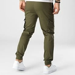 Coupon 👍 Pantalon Cargo ZA53 Vert Kaki de Classic Series 😍 -Classic Series Soldes classic series 345055 ZA53 OLIVE 20221031T161325 04