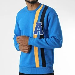 Vente flash 🌟 Sweat Crewneck GK-1130 Bleu Roi de Classic Series 😀 -Classic Series Soldes classic series 345396 GK 1130 SAKS 20221031T151259 03