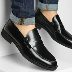 Budget ✔️ Mocassins 5129 Mat Black de Classic Series 🎁