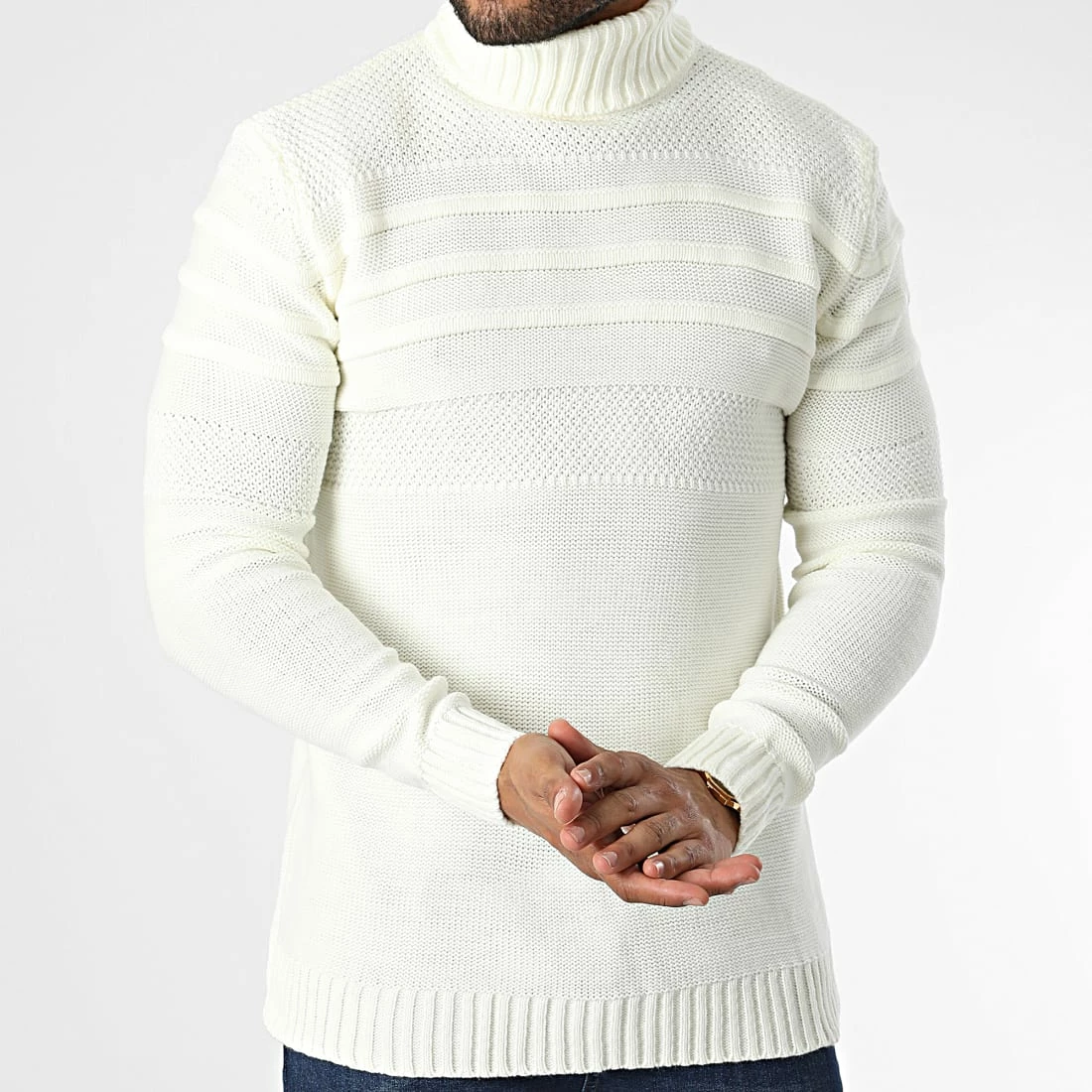 Tout neuf 🌟 Pull Col Roulé T3832 Beige de Classic Series 🔥 3 Tout neuf 🌟 Pull Col Roulé T3832 Beige de Classic Series 🔥