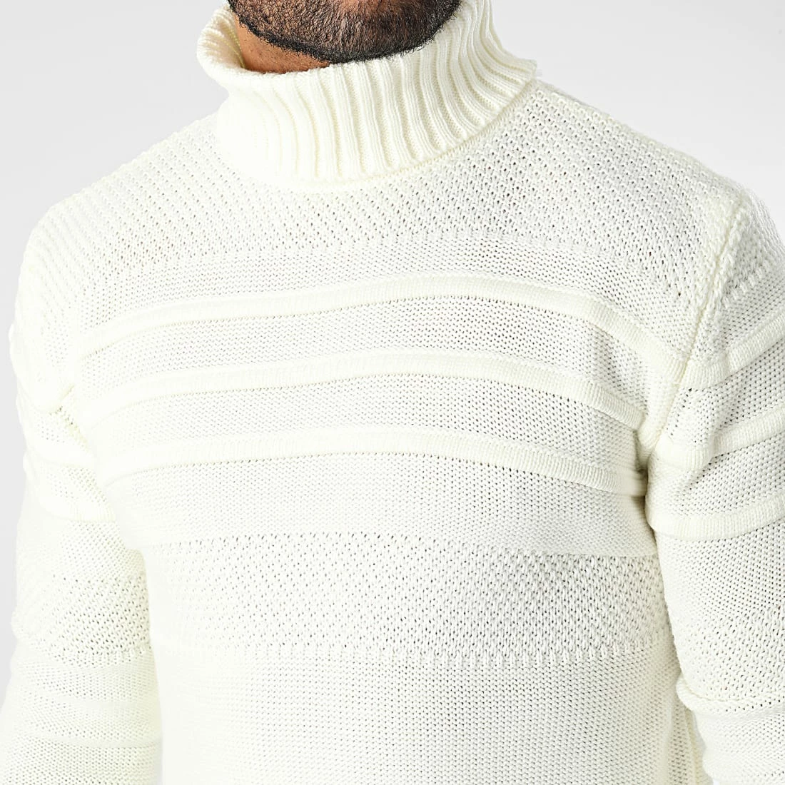 Tout neuf 🌟 Pull Col Roulé T3832 Beige de Classic Series 🔥 4 Tout neuf 🌟 Pull Col Roulé T3832 Beige de Classic Series 🔥 – Image 2