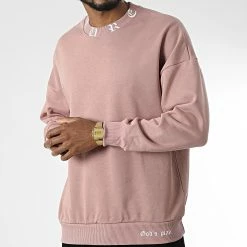 Meilleur prix ❤️ Sweat Crewneck 22-K030 Rose de Classic Series 👏