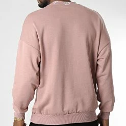 Meilleur prix ❤️ Sweat Crewneck 22-K030 Rose de Classic Series 👏 -Classic Series Soldes classic series 345958 22 K030 SAMON 20221031T150925 04