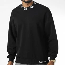 Bon marché 😉 Sweat Crewneck 22-K030 Noir de Classic Series 🎁 -Classic Series Soldes classic series 345961 22 K030 SIYAH 20221031T151832 03