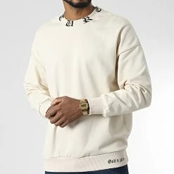 Acheter 🌟 Sweat Crewneck 22-K030 Beige de Classic Series 😍 -Classic Series Soldes classic series 345962 22 K030 BEJ 20221031T141423 03