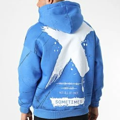 Meilleure vente ⭐ Sweat Capuche 22-K083 Bleu de Classic Series 😉