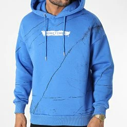 Meilleure vente ⭐ Sweat Capuche 22-K083 Bleu de Classic Series 😉 -Classic Series Soldes classic series 345998 22 K083 SAKS 20221028T161314 04