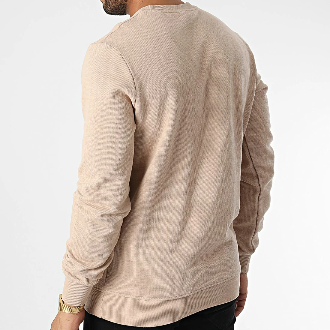 Meilleur prix 😉 Sweat Crewneck 7902 Beige de Classic Series 👏 6 Meilleur prix 😉 Sweat Crewneck 7902 Beige de Classic Series 👏 – Image 4