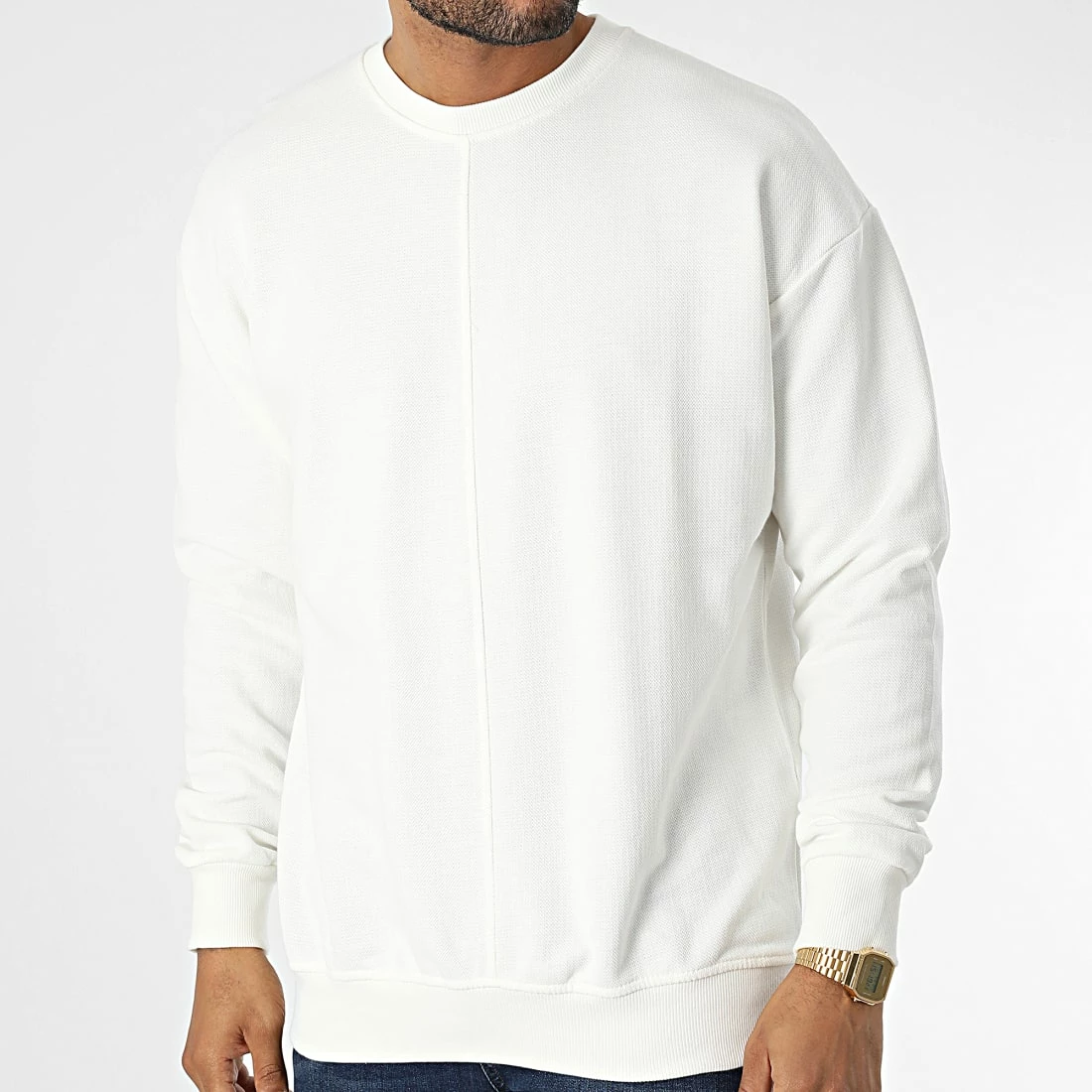 De gros 😍 Sweat Crewneck 8900 Blanc de Classic Series 🤩 5 De gros 😍 Sweat Crewneck 8900 Blanc de Classic Series 🤩 – Image 3