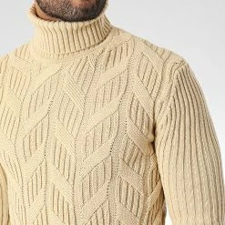 Les meilleures critiques de ⭐ Pull Col Roulé T3843 Beige de Classic Series 🤩 -Classic Series Soldes classic series 346040 T3843 KREM 20221031T140949 02