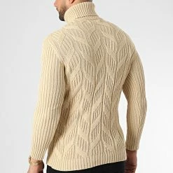 Les meilleures critiques de ⭐ Pull Col Roulé T3843 Beige de Classic Series 🤩 -Classic Series Soldes classic series 346040 T3843 KREM 20221031T140953 04