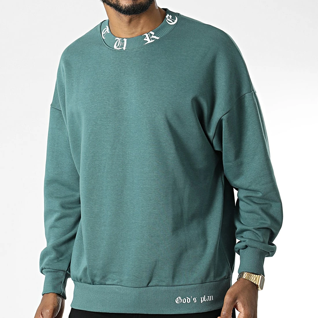 Acheter 🛒 Sweat Crewneck 22-K030 Bleu Pétrole de Classic Series ✨ 5 Acheter 🛒 Sweat Crewneck 22-K030 Bleu Pétrole de Classic Series ✨ – Image 3