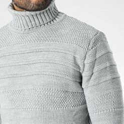 Les meilleures critiques de 🤩 Pull Col Roulé T3832 Gris de Classic Series 🎁 -Classic Series Soldes classic series 346046 T3832 GRI 20221031T135831 02