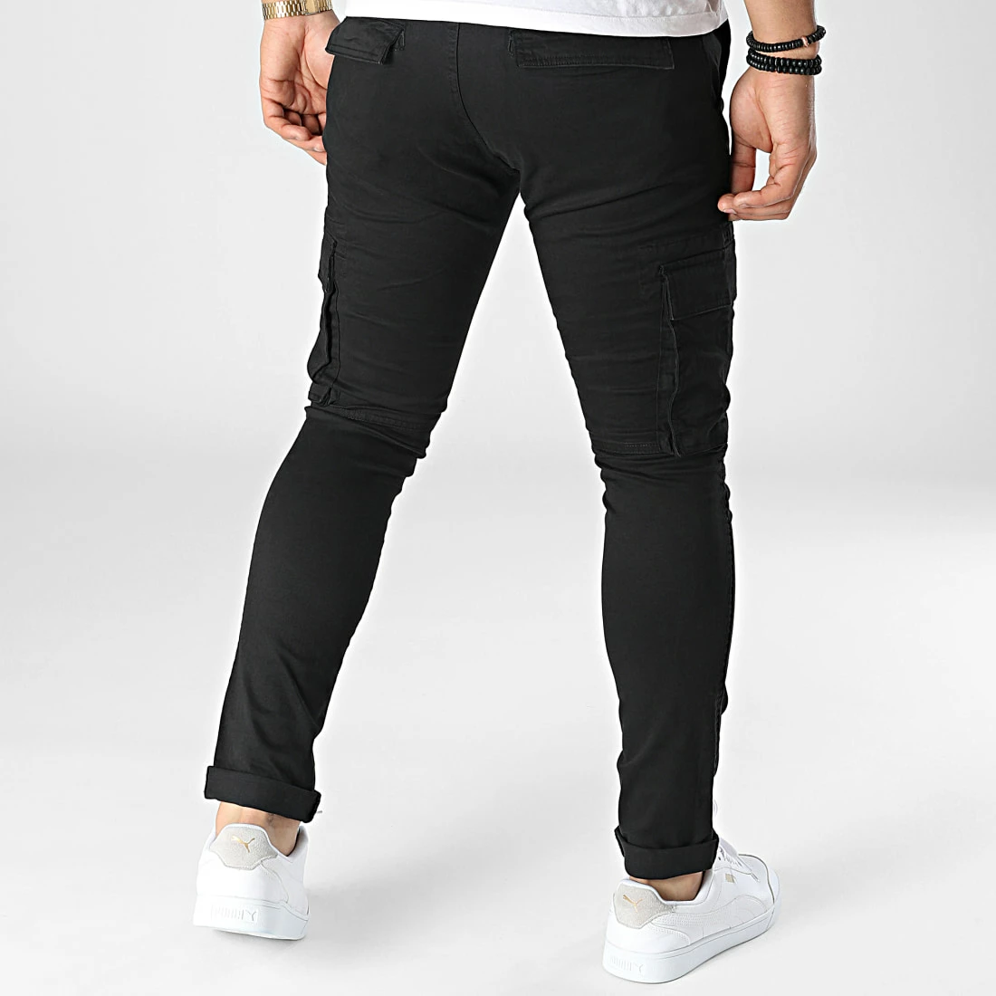 Grosses soldes ⭐ Pantalon Cargo DP9090 Noir de Classic Series ✔️ 6 Grosses soldes ⭐ Pantalon Cargo DP9090 Noir de Classic Series ✔️ – Image 4