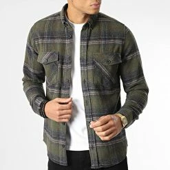 Acheter 👍 Surchemise Carreaux Y-2242 Vert Kaki de Classic Series 🌟 -Classic Series Soldes classic series 348555 Y 2242 05 20221128T141149 03